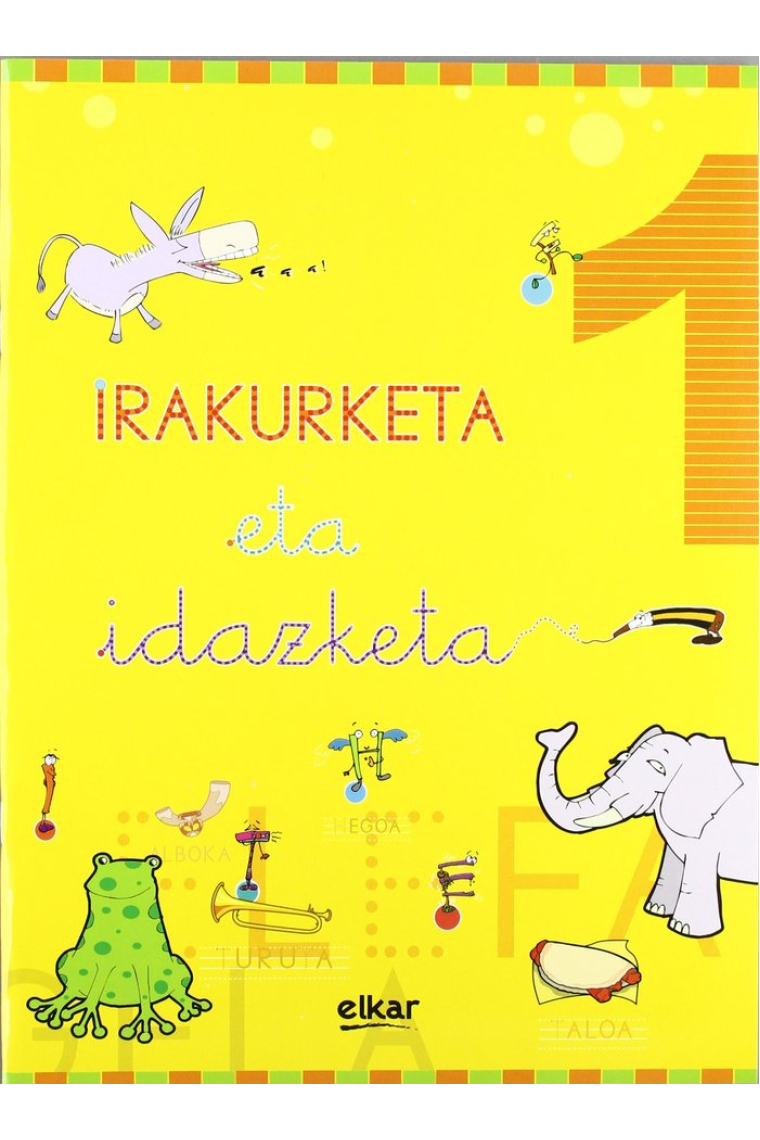 Irakurketa eta idazketa koadernoa 1