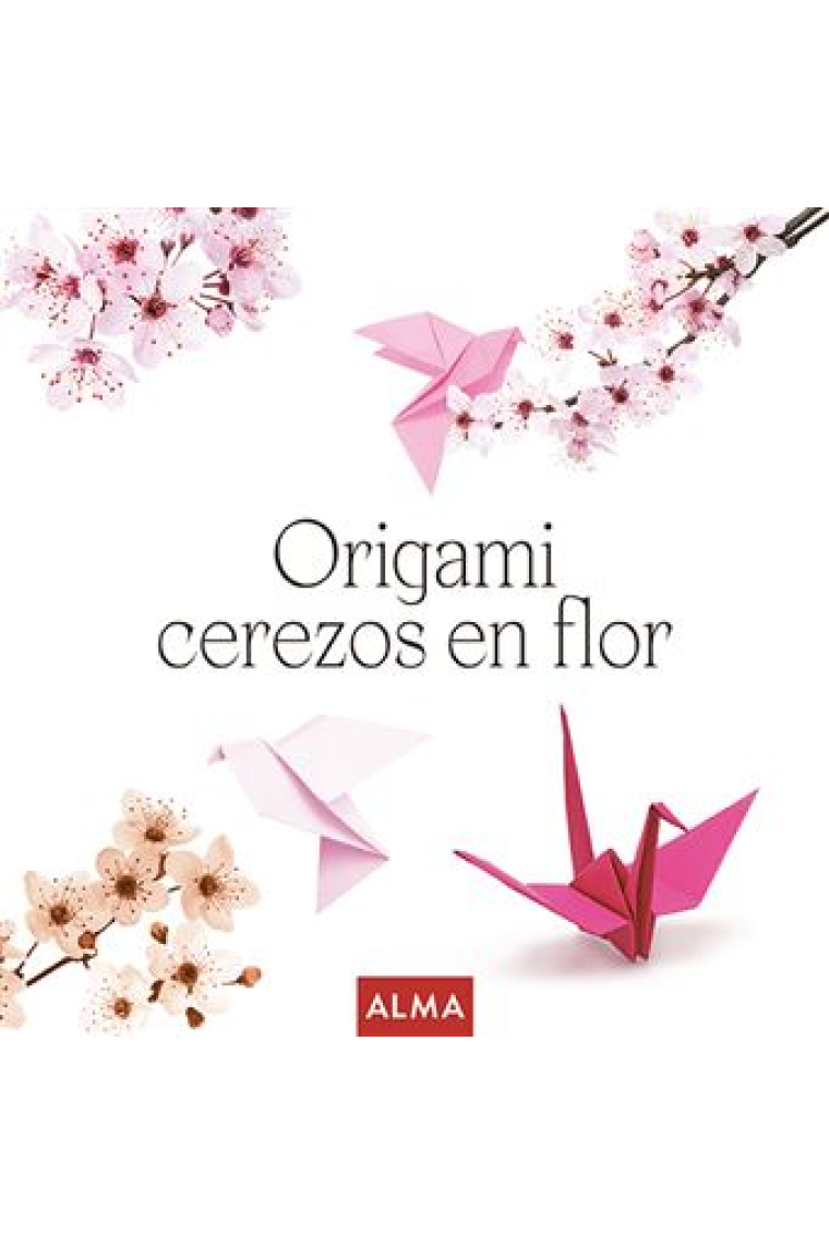 Origami cerezos en flor hobbies