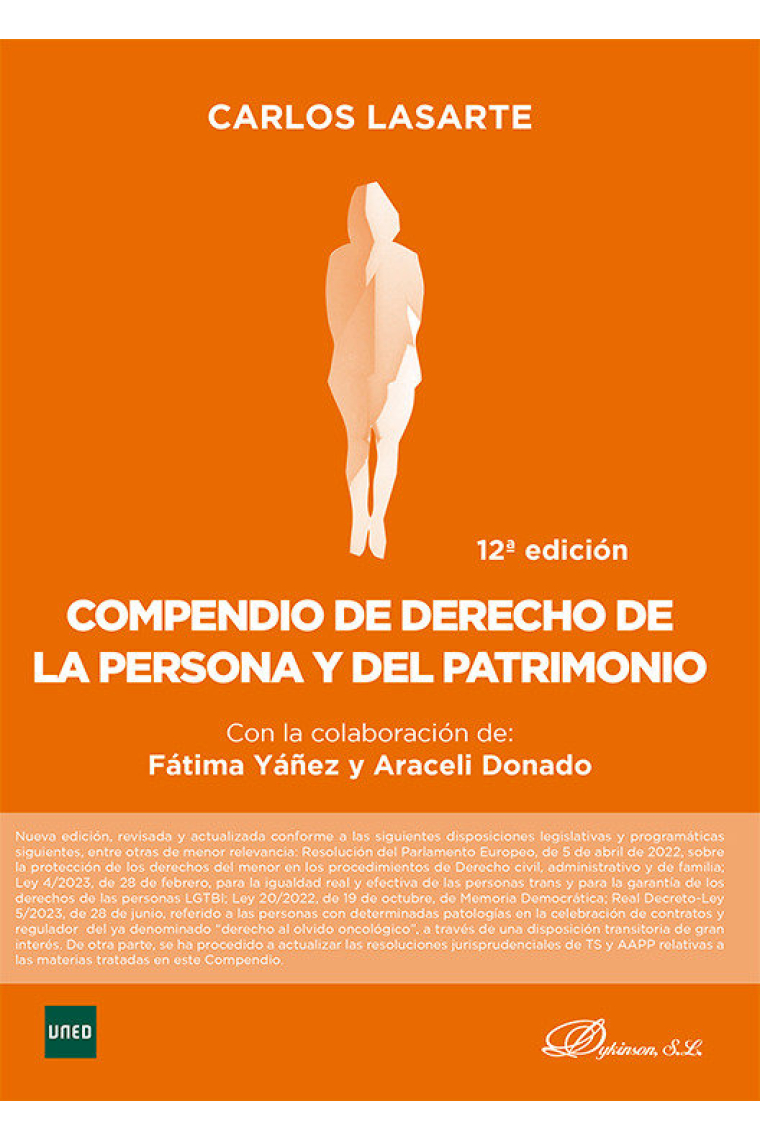 COMPENDIO DE DERECHO DE LA PERSONA Y DEL PATRIMONIO