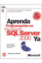 Aprenda programación en Microsoft SQL Server 2000 ya