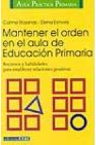 Mantener el orden en el aula de Educación Primaria