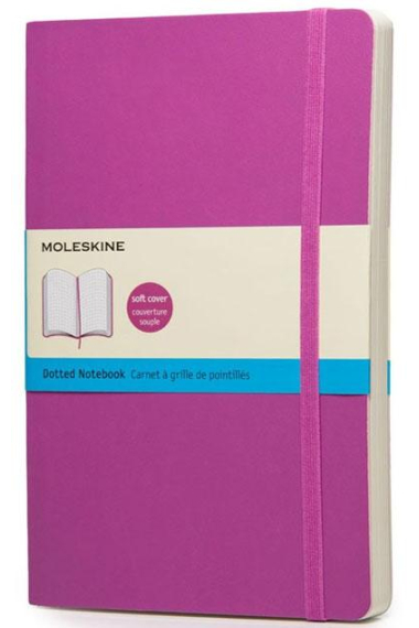 Moleskine* Cuaderno Puntos Large (rústico-rosado)