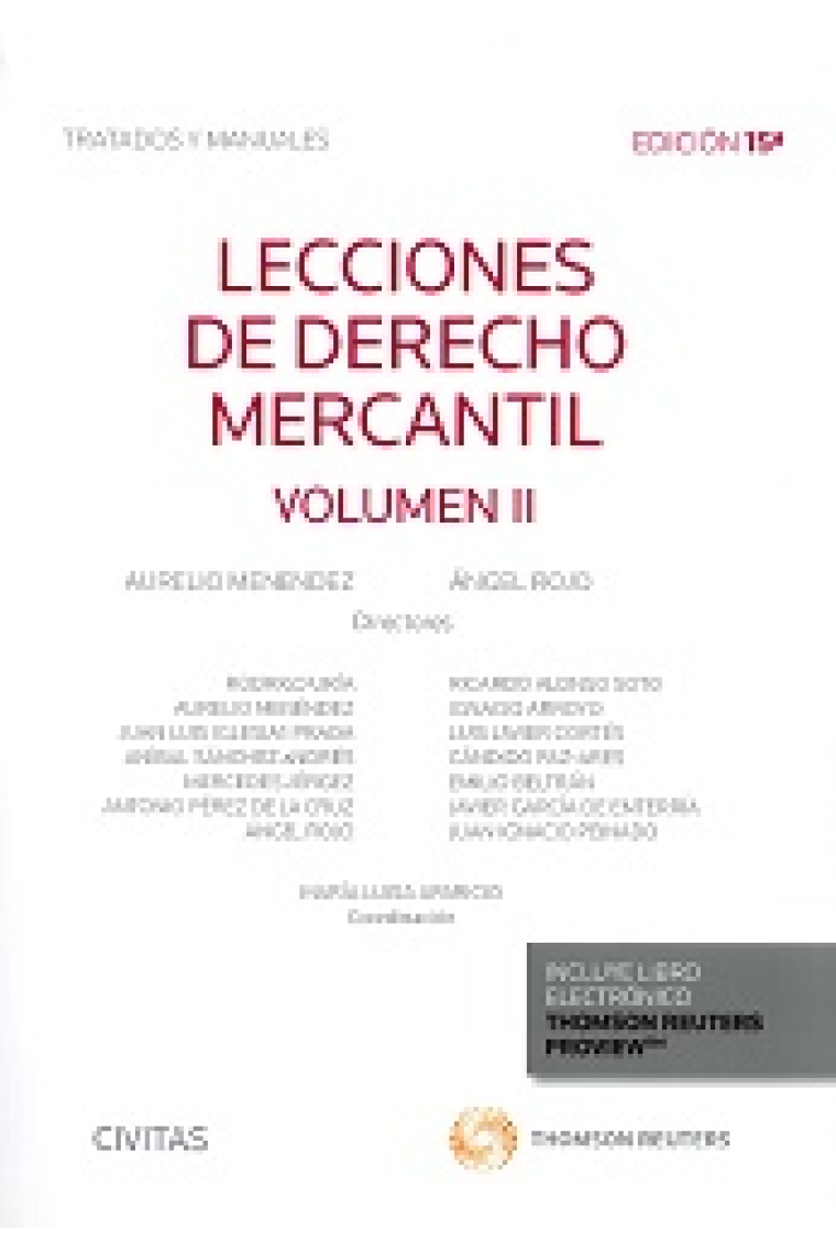 Lecciones de derecho mercantil Vol.II (DUO)