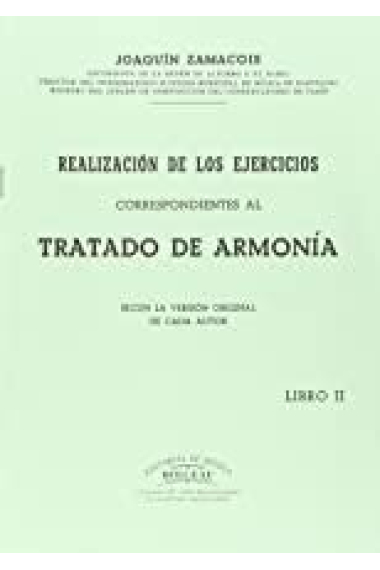 Realización Ejercicios Armonía Vol.II