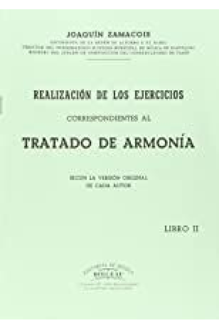 Realización Ejercicios Armonía Vol.II