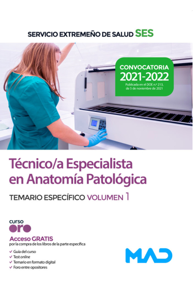 TECNICO/A ESPECIALISTA ANATOMIA PATOLOGICA DEL SERVICIO E