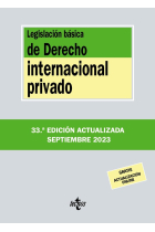 Legislación básica de derecho internacional privado (2023)