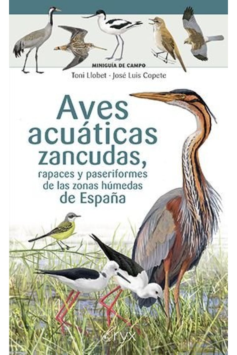 Aves acuáticas zancudas, rapaces y paseriformes  de las zonas húmedas de España