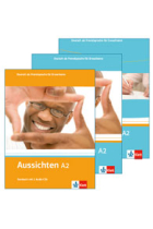 Ausichten-Paket A2 (Kursbuch + 2 Audio-CDs, Arbeitsbuch + Audio-CD + DVD, Intensivtrainer)