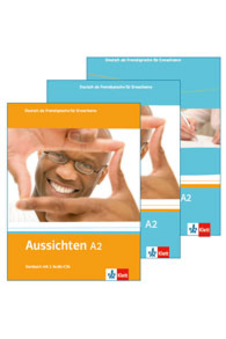 Ausichten-Paket A2 (Kursbuch + 2 Audio-CDs, Arbeitsbuch + Audio-CD + DVD, Intensivtrainer)