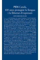 PEN Català: 100 anys protegint la llengua i la llibertat d'expressió