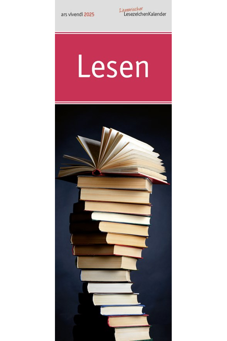 Lesezeichenkalender Lesen 2025