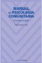 Manual de psicología comunitaria