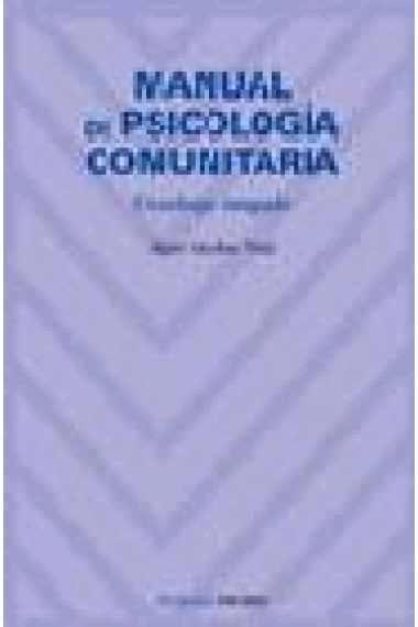 Manual de psicología comunitaria