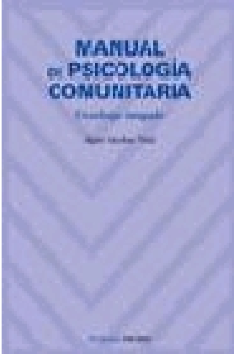 Manual de psicología comunitaria