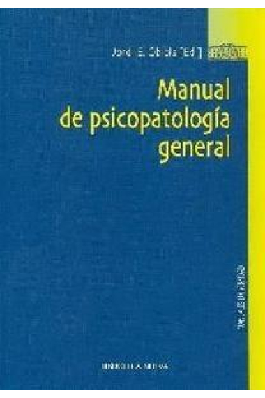 Manual de psicopatologia general