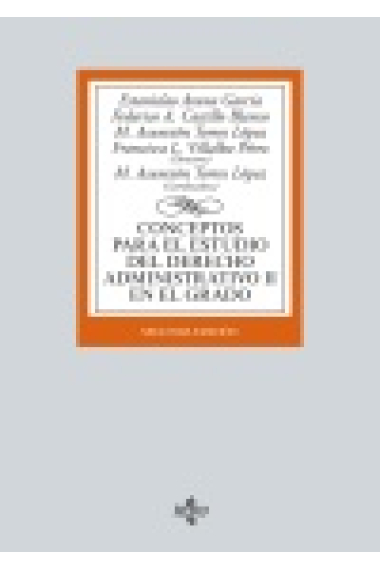 Conceptos para el estudio del derecho administrativo II en el grado