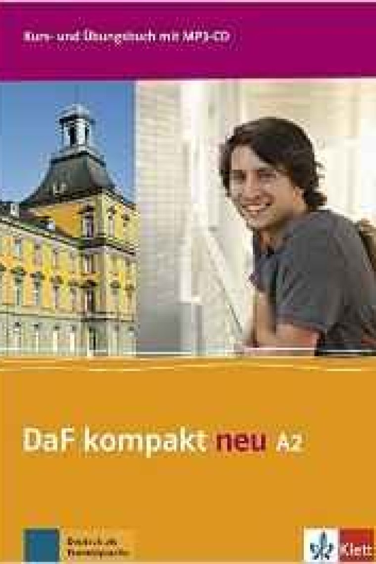 Daf Kompakt Neu A2 Kursbuch + Arbeitsbuch+ Mp3 CD