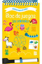 LISTOS PARA EL COLE BLOC DE JUEGOS LOS ANIMALES +3