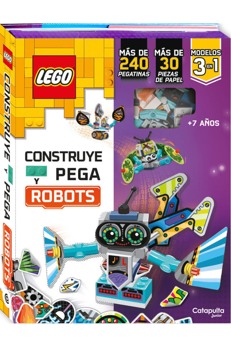 Lego. Construye y pega robots