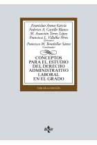 Conceptos para el estudio del derecho administrativo laboral en el grado