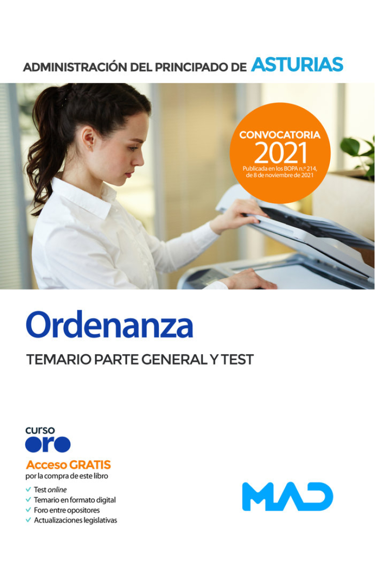 ORDENANZA ADMINISTRACION PRINCIPADO ASTURIAS. T