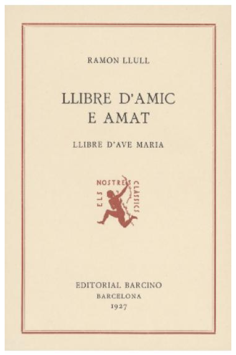 Llibre d'amic i amat