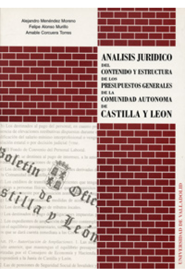 Análisis jurídico del contenido y estructura de los presupuestos gener