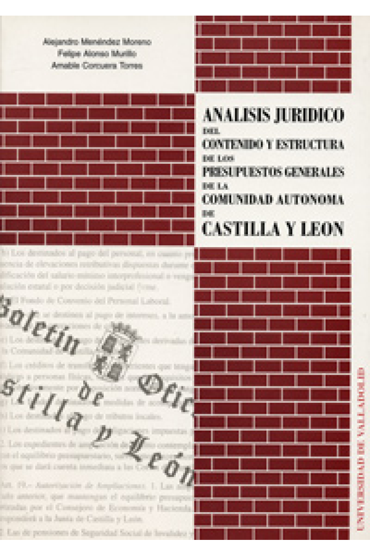 Análisis jurídico del contenido y estructura de los presupuestos gener