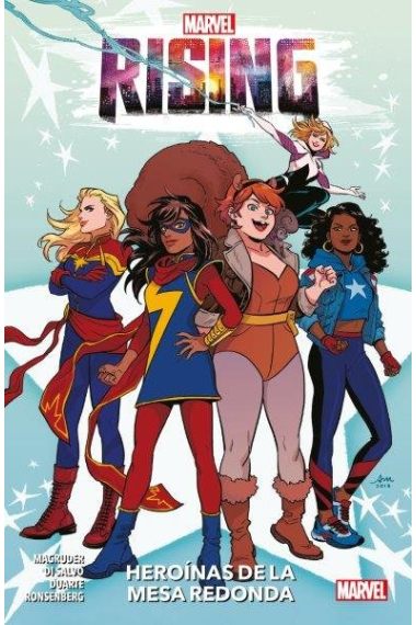 MARVEL RISING HEROINAS DE MESA REDONDA