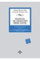 Manual de derecho mercantil. vol I.