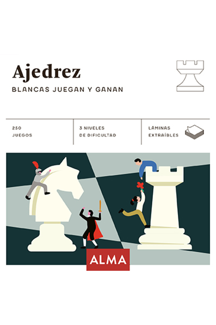 Ajedrez. Blancas juegan y ganan (Cuadrados de diversión)