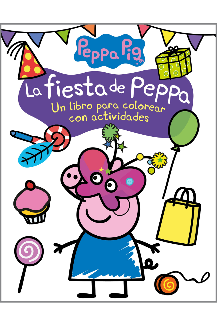 La fiesta de Peppa (Actividades para colorear)