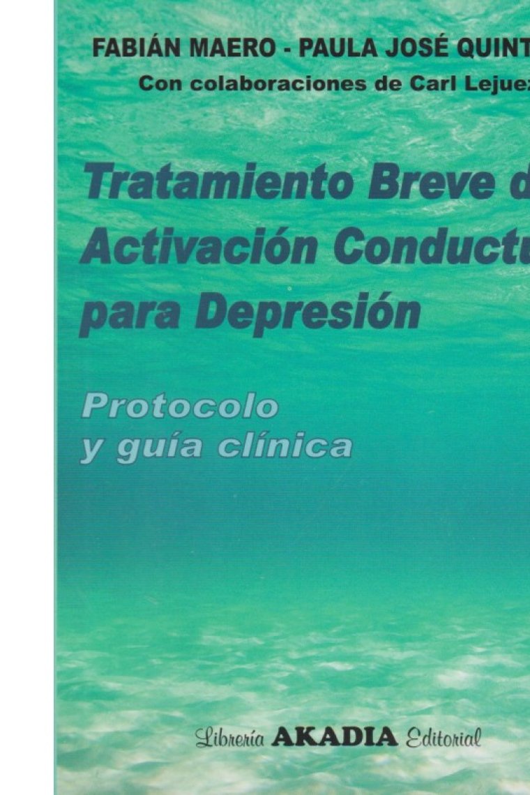 Tratamiento breve de activacion conductual para depresión