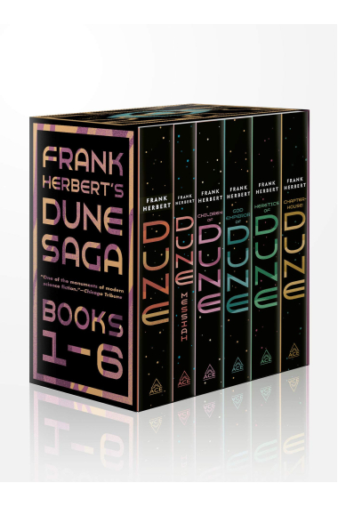 Dune Saga (6 Book Boxed Set) Dune, Dune Messiah, Children of Dune, God Emperor of Dune, Heretics of Dune, and Chapterhouse: Dune