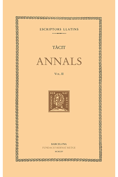 Annals, vol. II: llibres III-IV