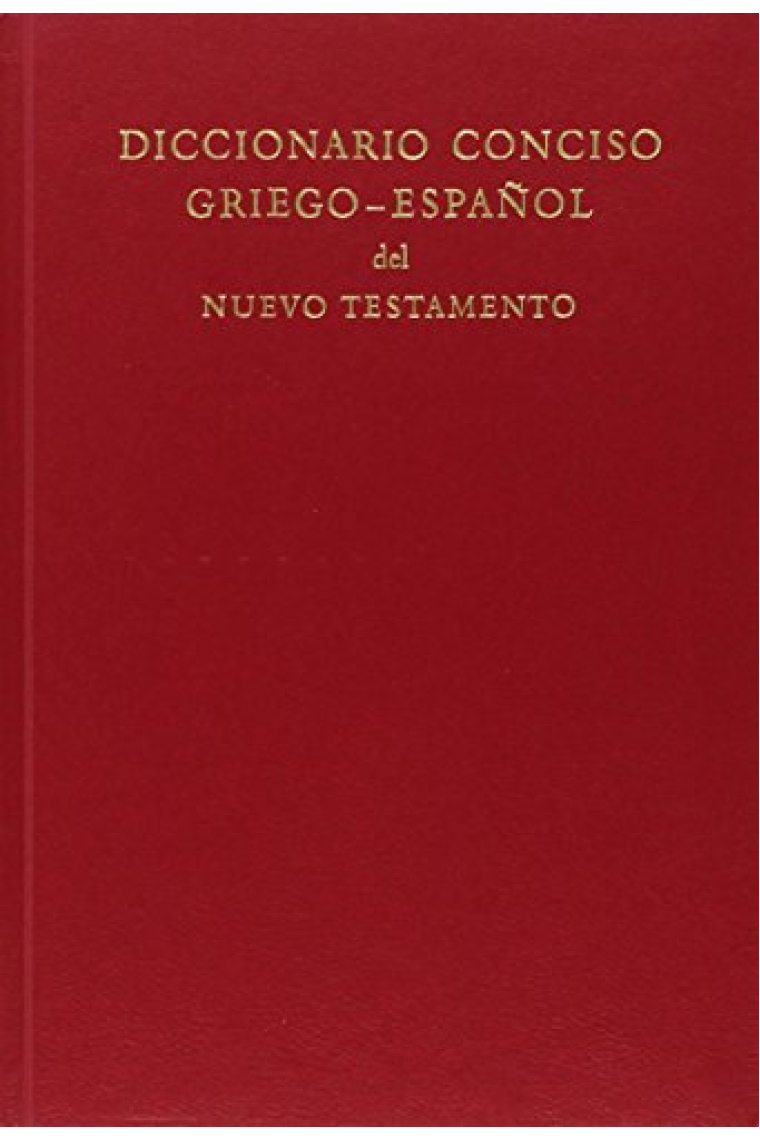 Diccionario Conciso Griego-Español del Nuevo Testamento