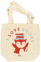 I Love Books Littlelit Tote Bag