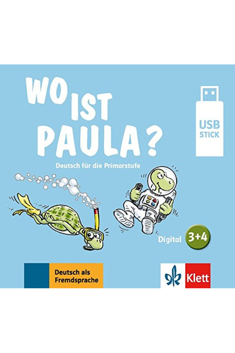 Wo ist Paula? 3 & 4 - Komplettes Unterrichtspaket USB