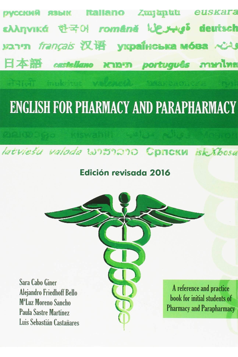 English For Pharmacy And Parapharmacy