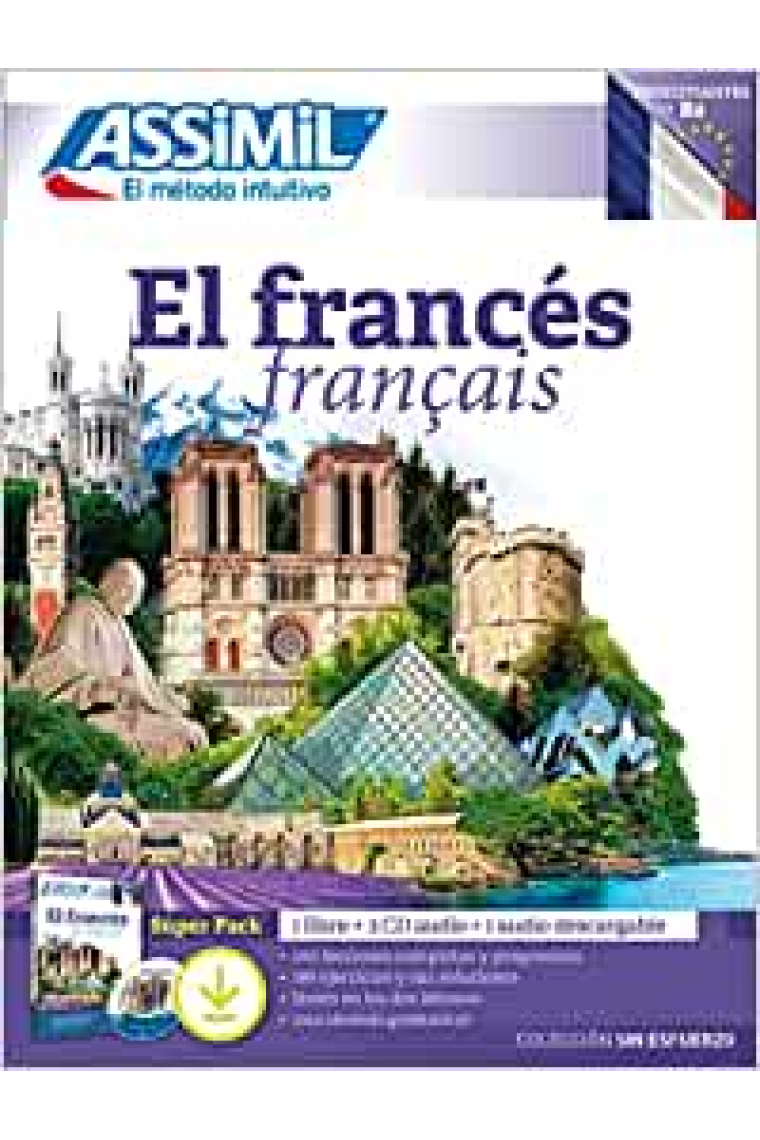 Assimil El Francés - Libro + 3 Cd audio + Audio Descargable