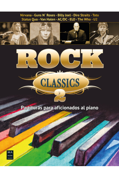 Rock classics 2. Partituras para aficionados al piano