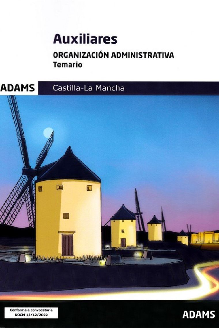 TEMARIO ORGANIZACION ADMINISTRATIVA AUXILIARES DE LA JUNTA