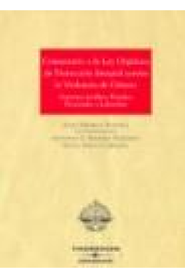 Comentario a la Ley Orgánica de Protección Integral contra la violencia de género