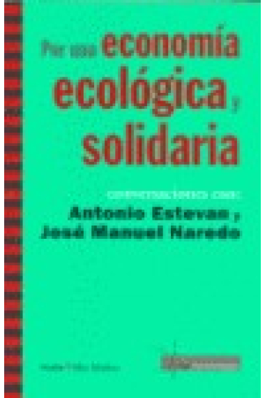 Por una economía ecológica y solidaria