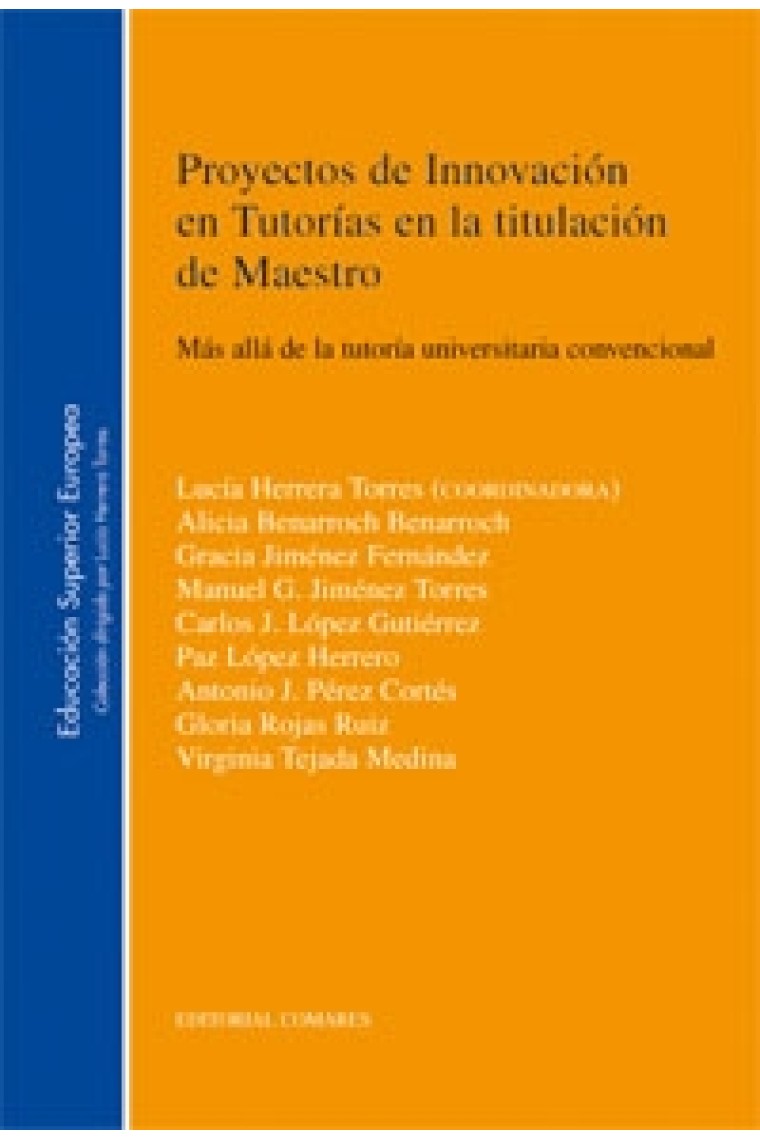 Proyectos de Innovación en Tutorías en la Titulación del maestro