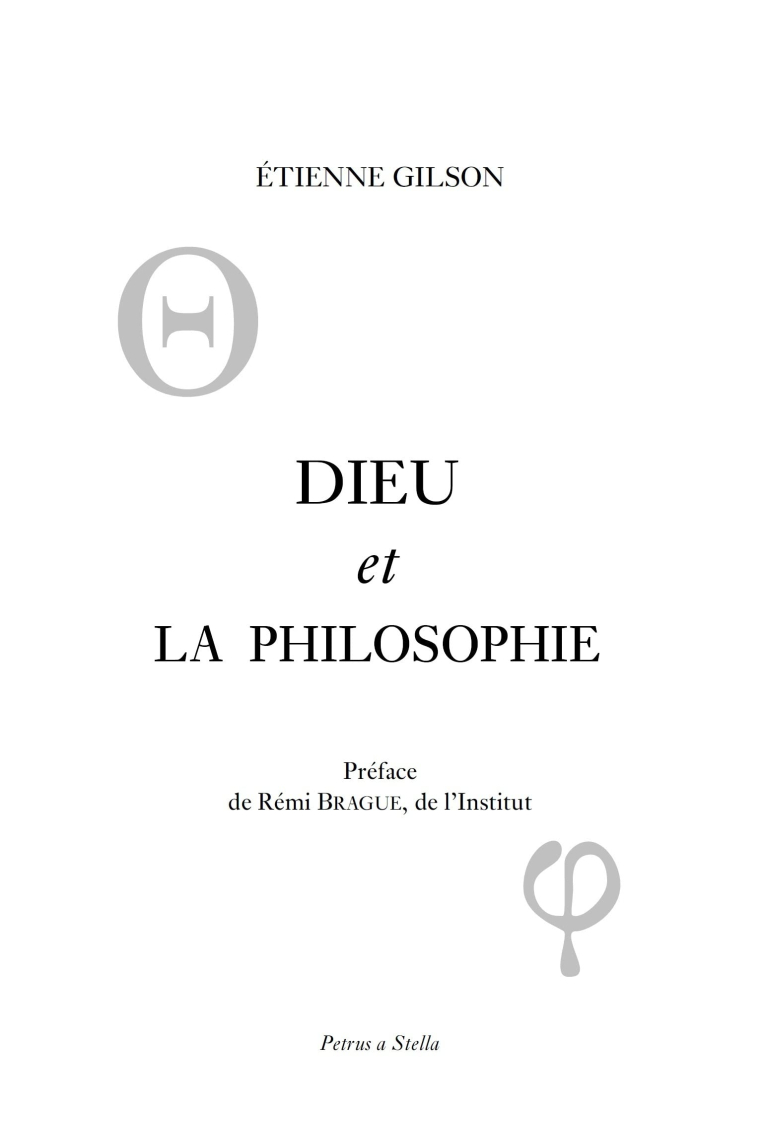 Dieu et la philosophie