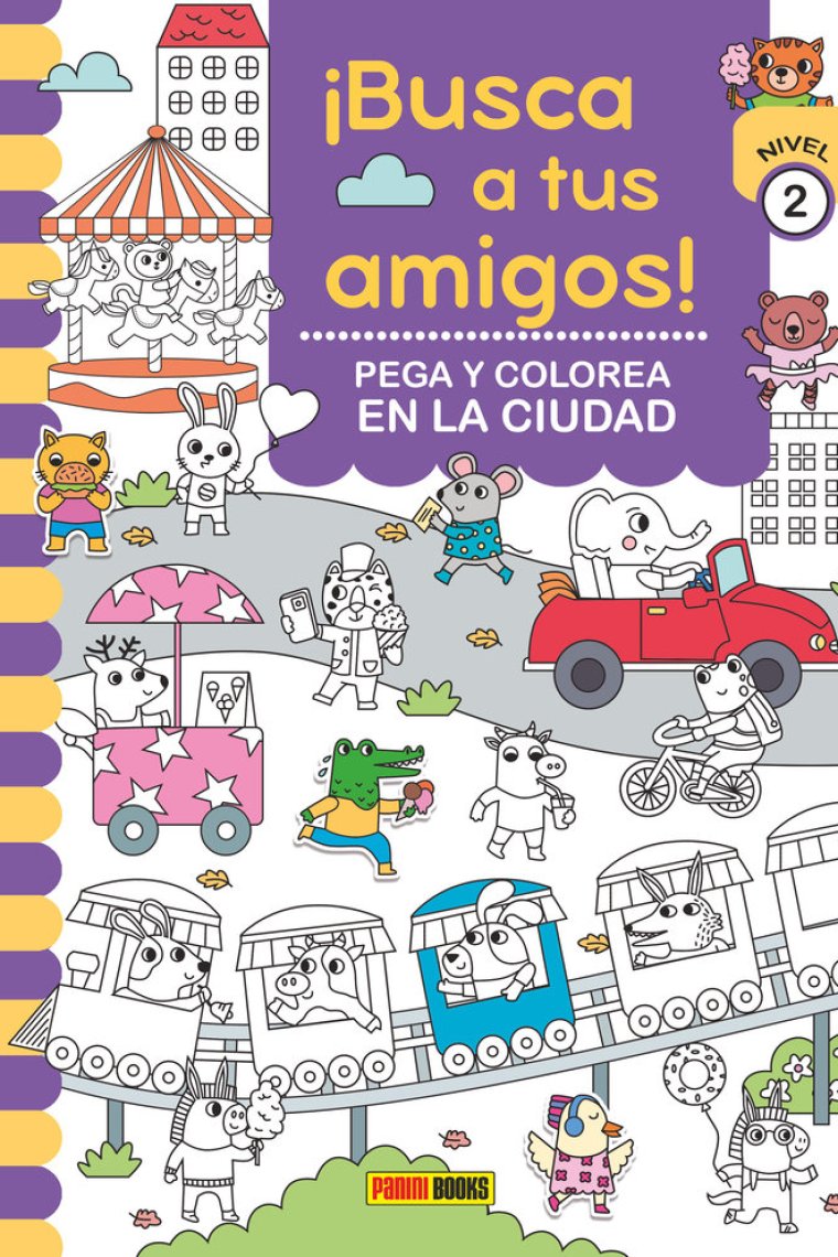 BUSCA AMIGOS CIUDAD PEGA COLOREA N2