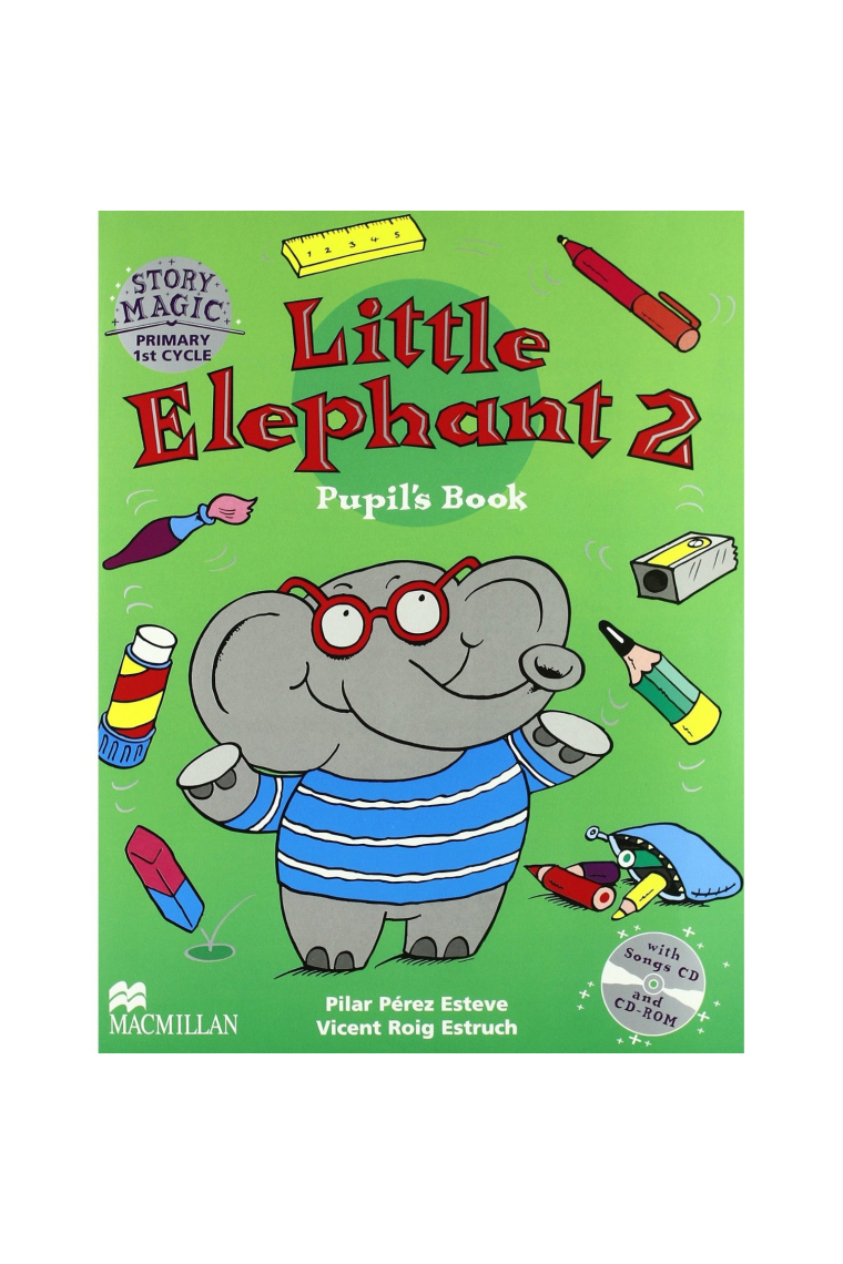 Little Elephant 2. Pupil's book. Primary 1st cycle (with songs CD & CD-ROM)