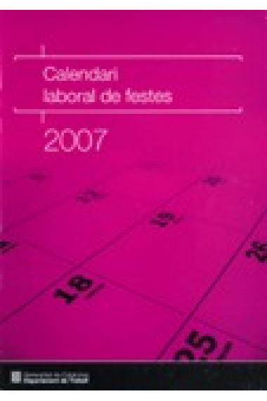 Calendari laboral 2007